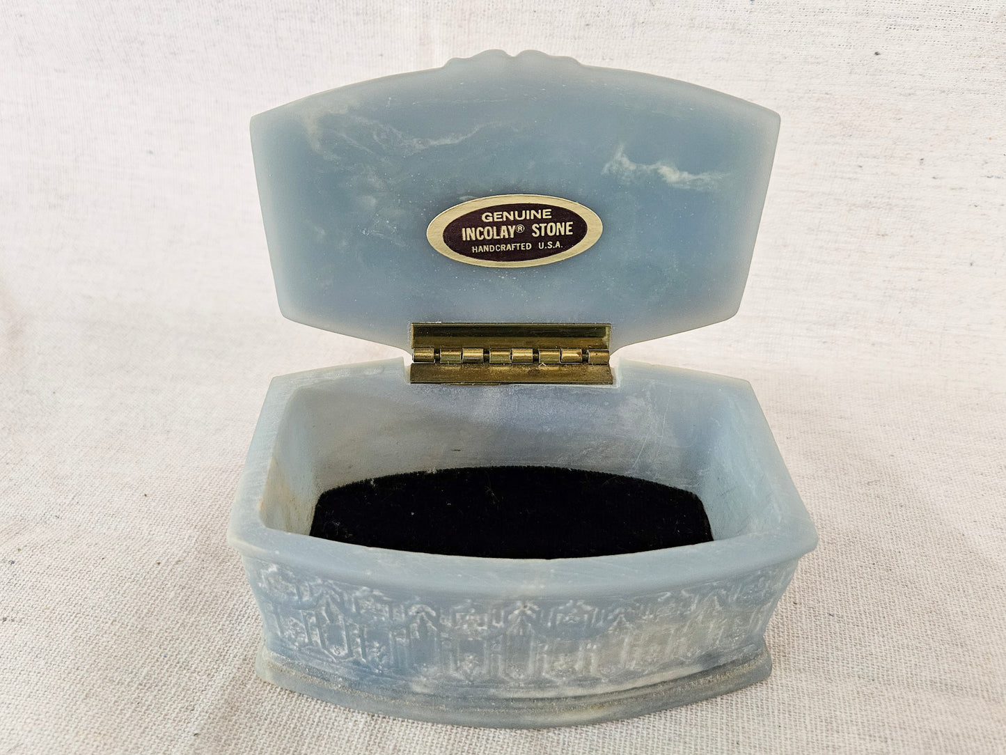 Genuine Stone Trinket Jewelry Box