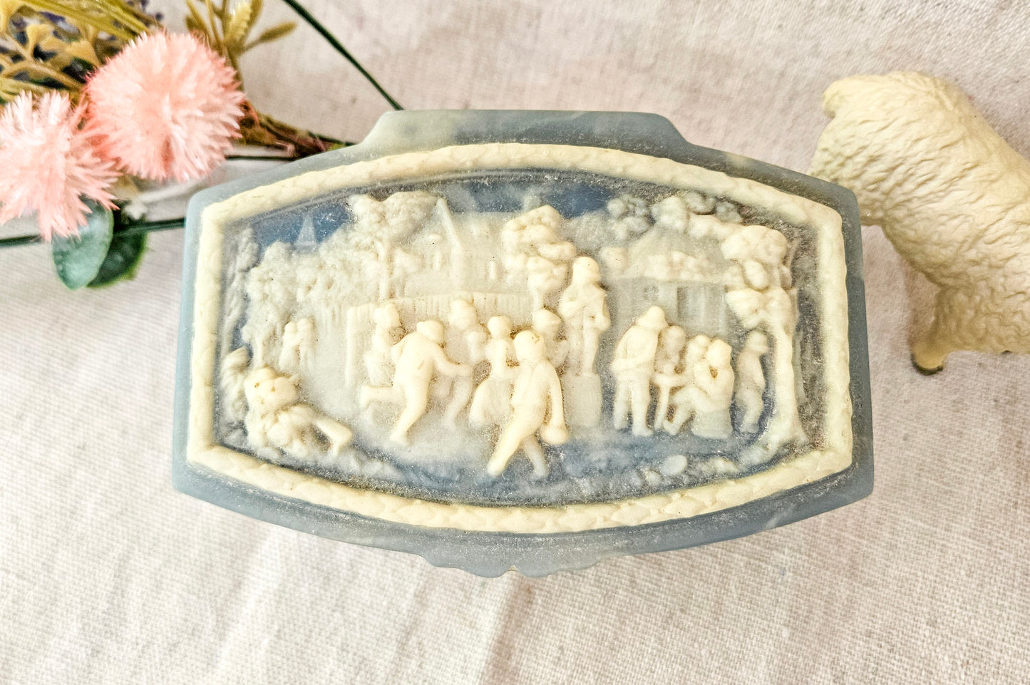 Genuine Stone Trinket Jewelry Box