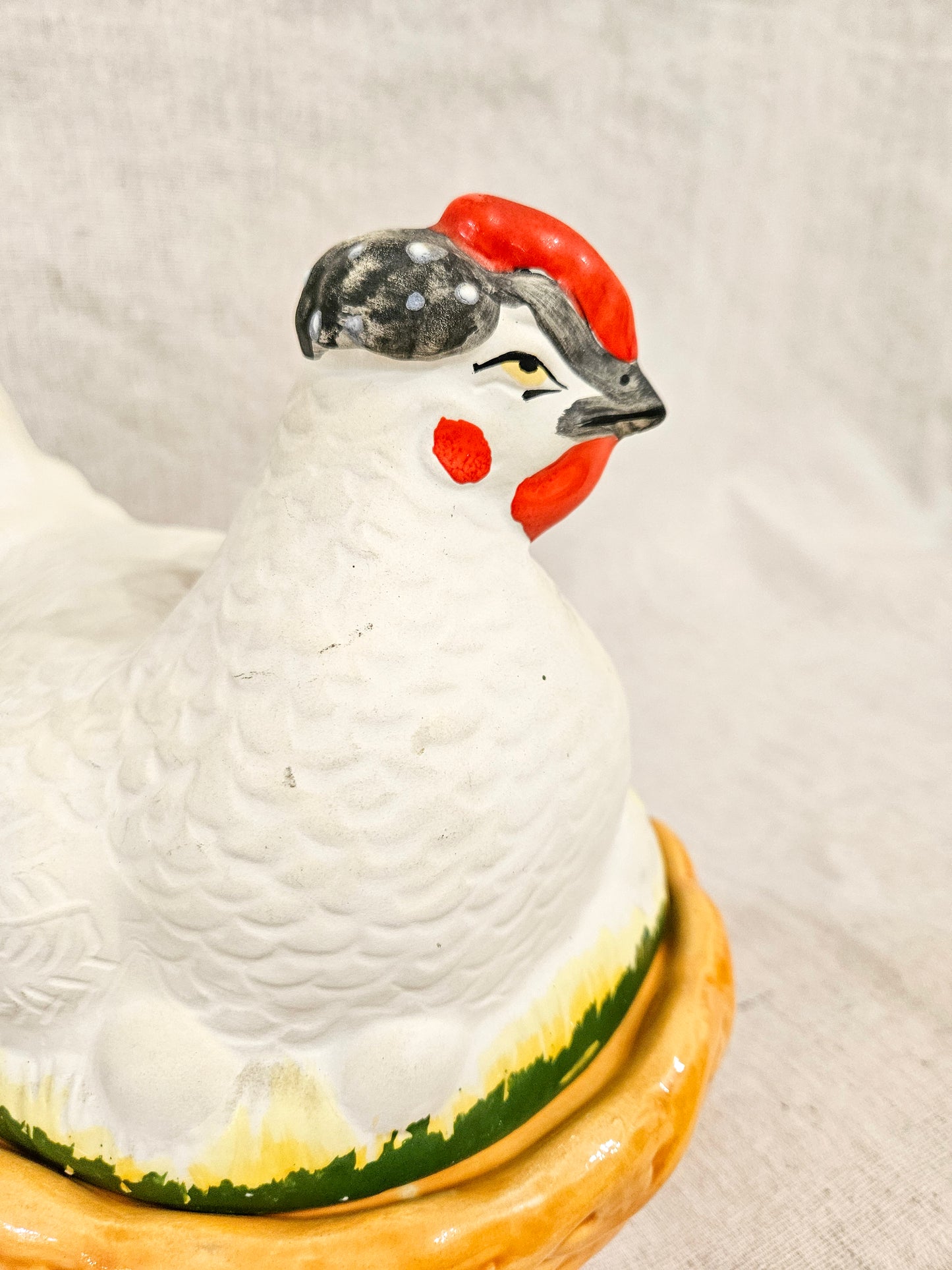 Antique 19th Century Victorian Staffordshire Hen Tureen