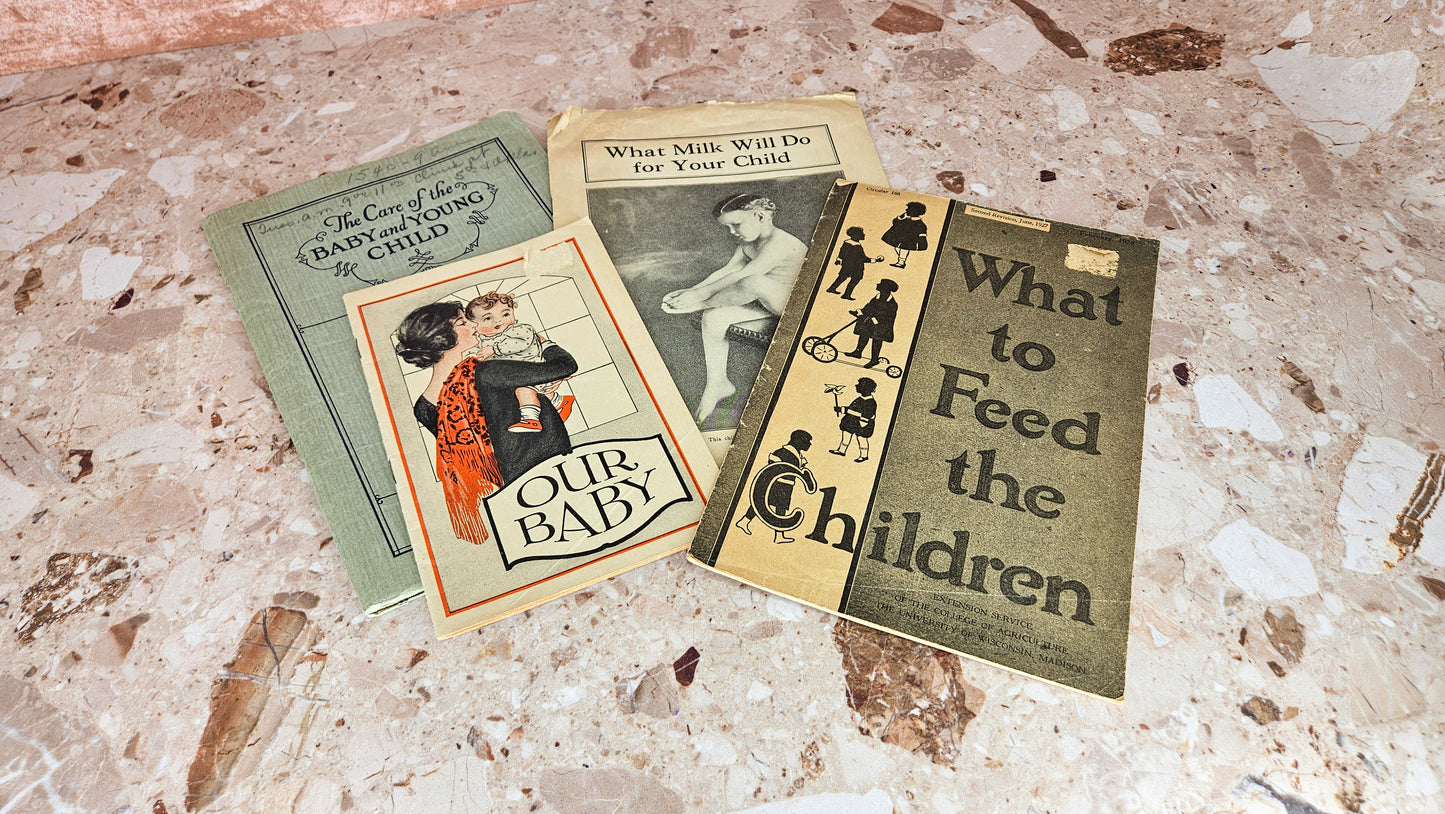 1920's, 1828 Baby and Child Rearing Literature