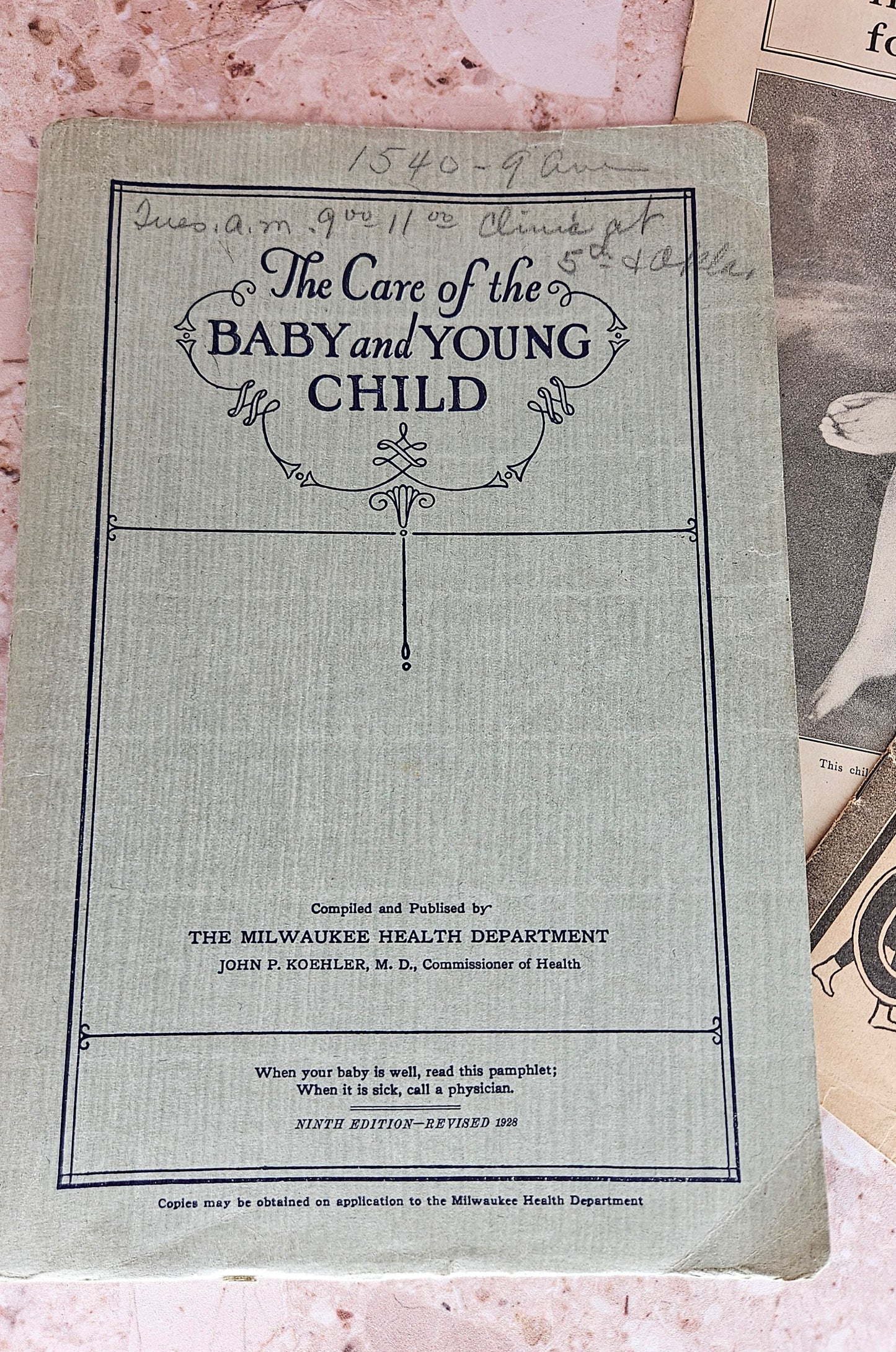 1920's, 1828 Baby and Child Rearing Literature