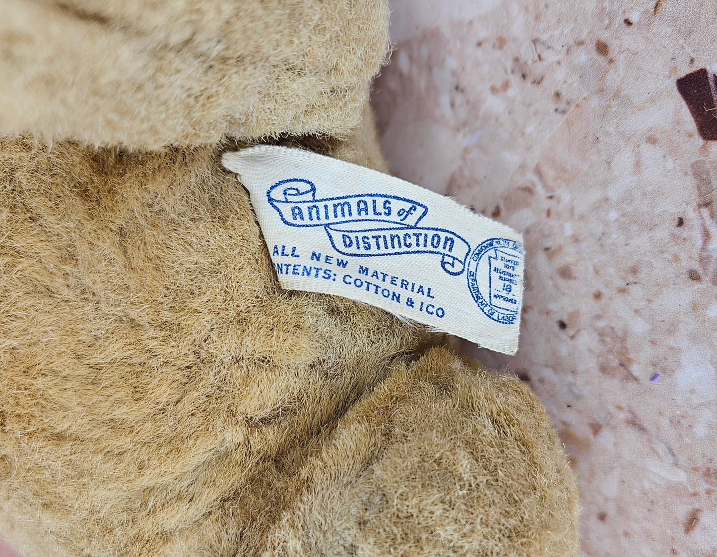 Vintage Knickerbocker Teddy Bear Animals of Distinction