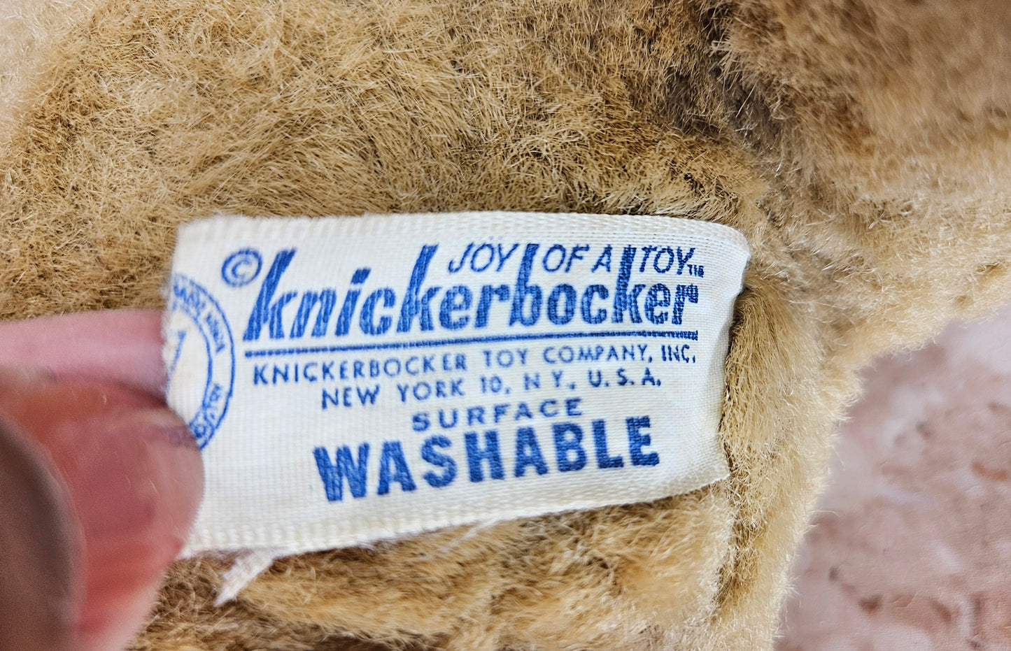 Vintage Knickerbocker Teddy Bear Animals of Distinction