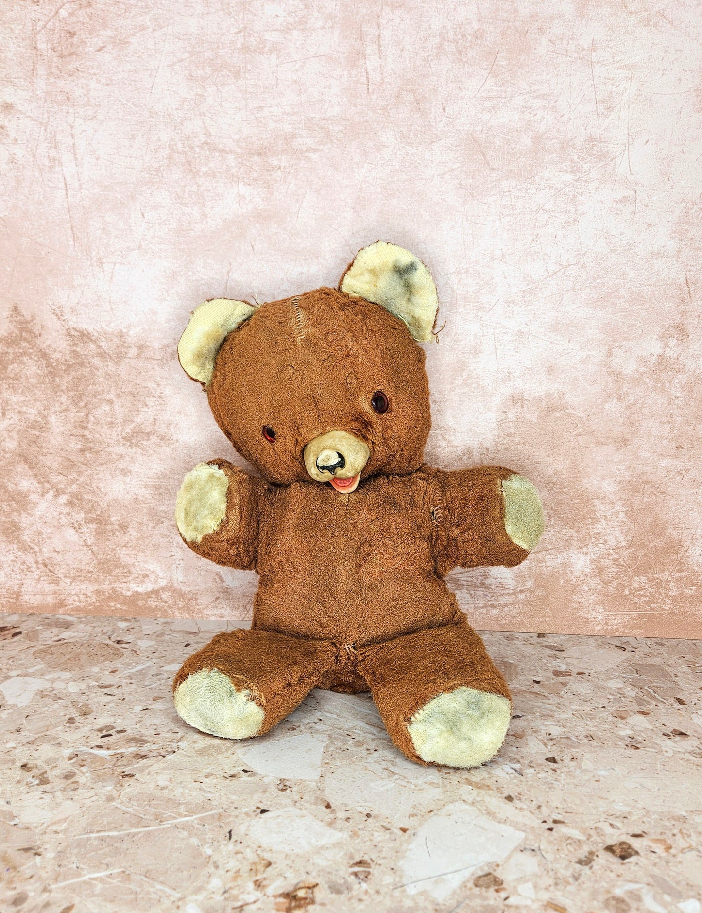 Vintage Rubber Nose Teddy Bear 1950's