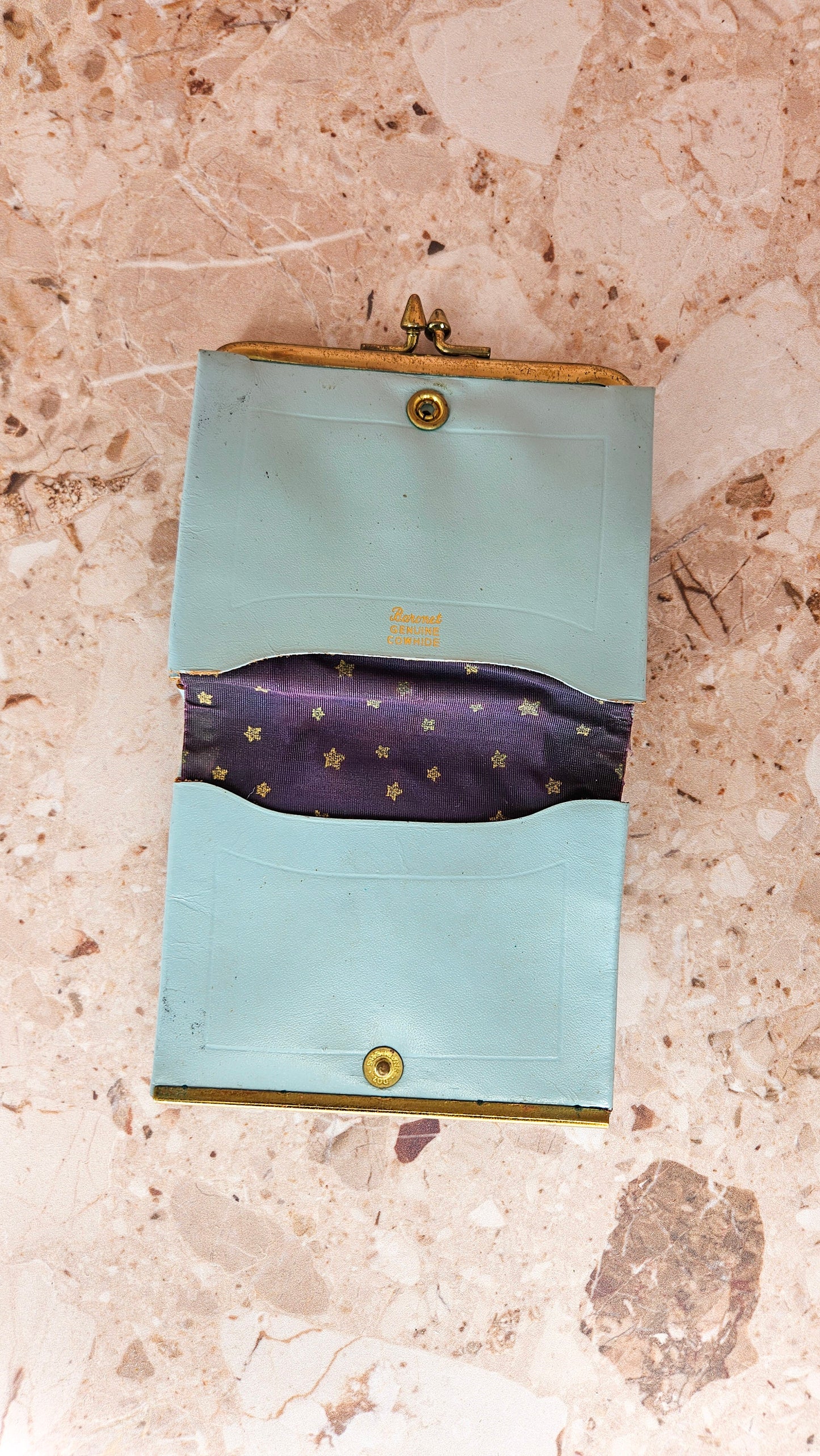 French Inspired Baronet Wallet 1950's