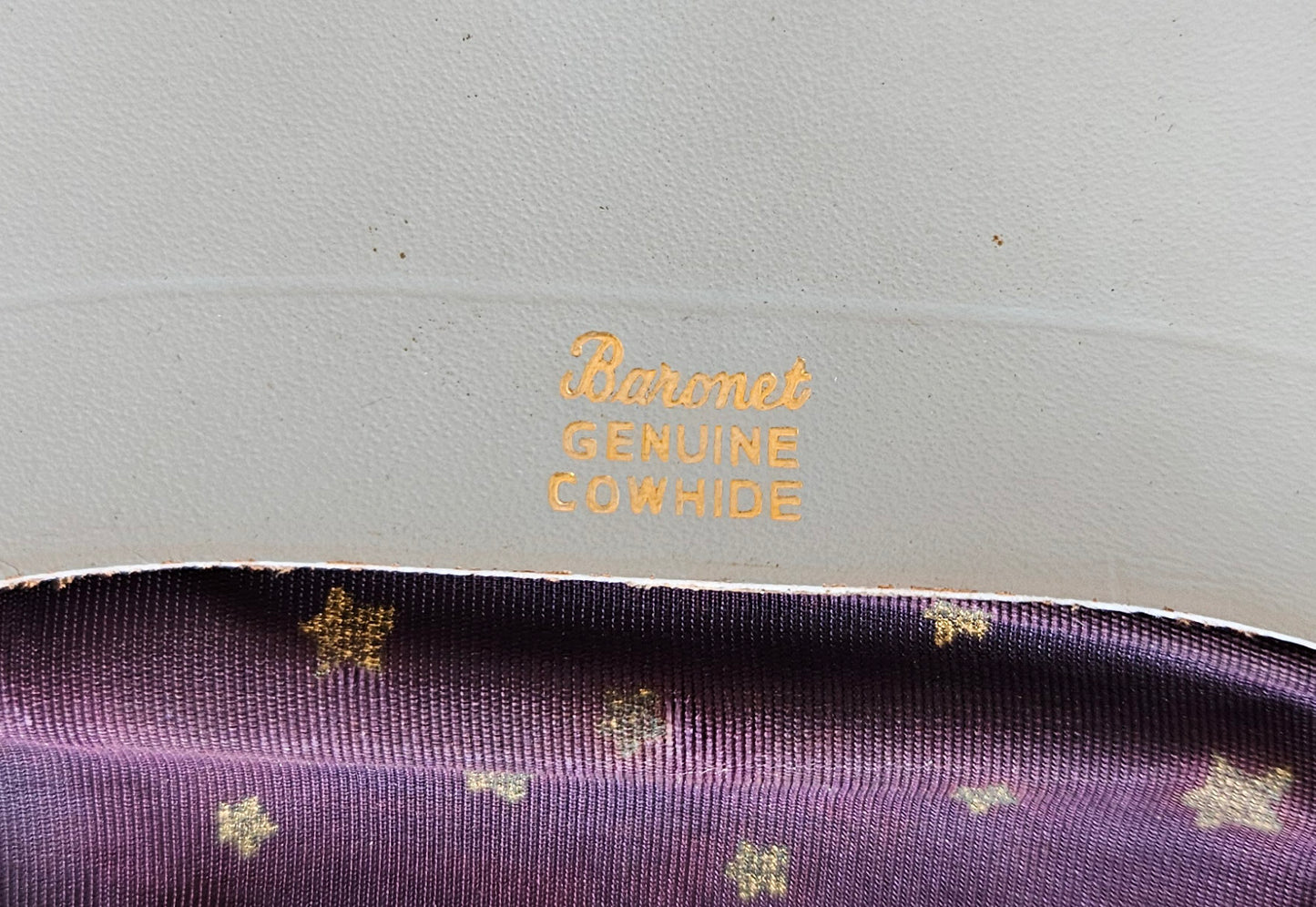 French Inspired Baronet Wallet 1950's