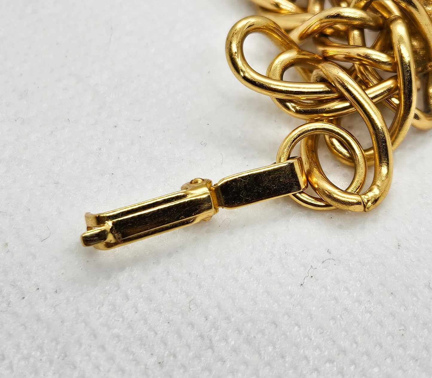 Vintage HOBCO Starter Gold tone Charm Bracelet, House of Borvani