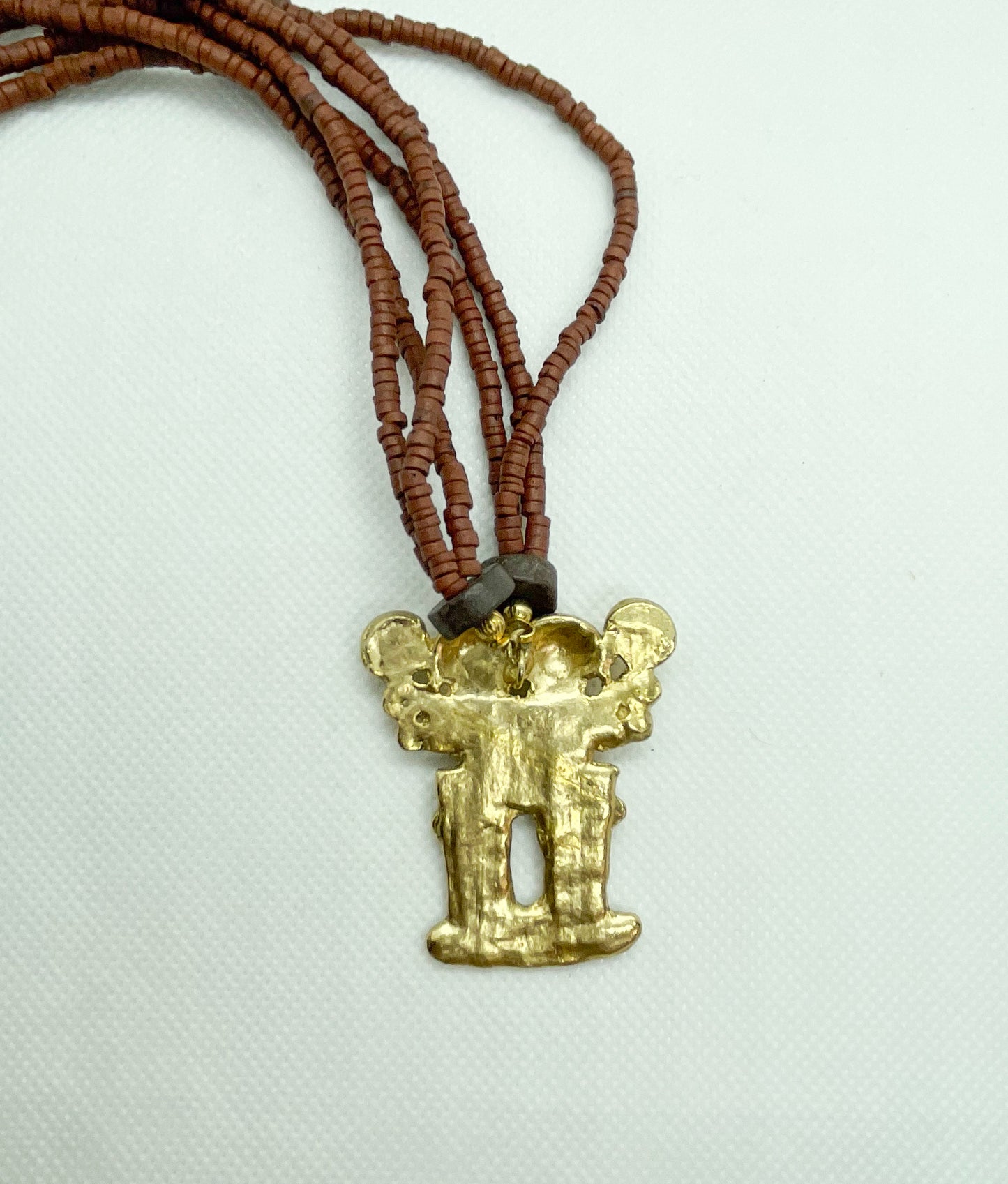 Aztec Mayan Latin Indian Tribe Amulet Shaman Pendant Necklace