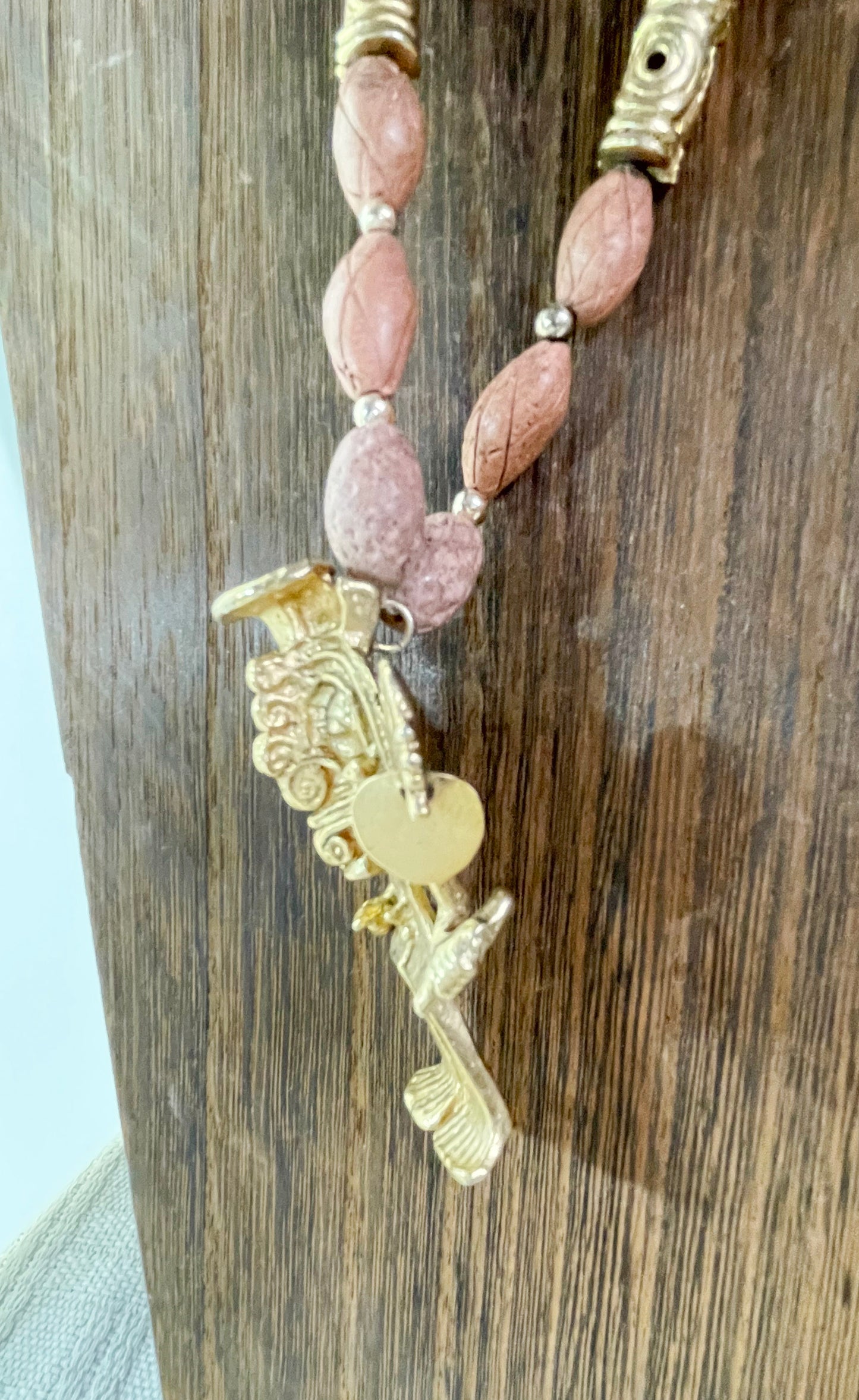Aztec Mayan Latin Indian Tribe Warrior Shaman Pendant Necklace