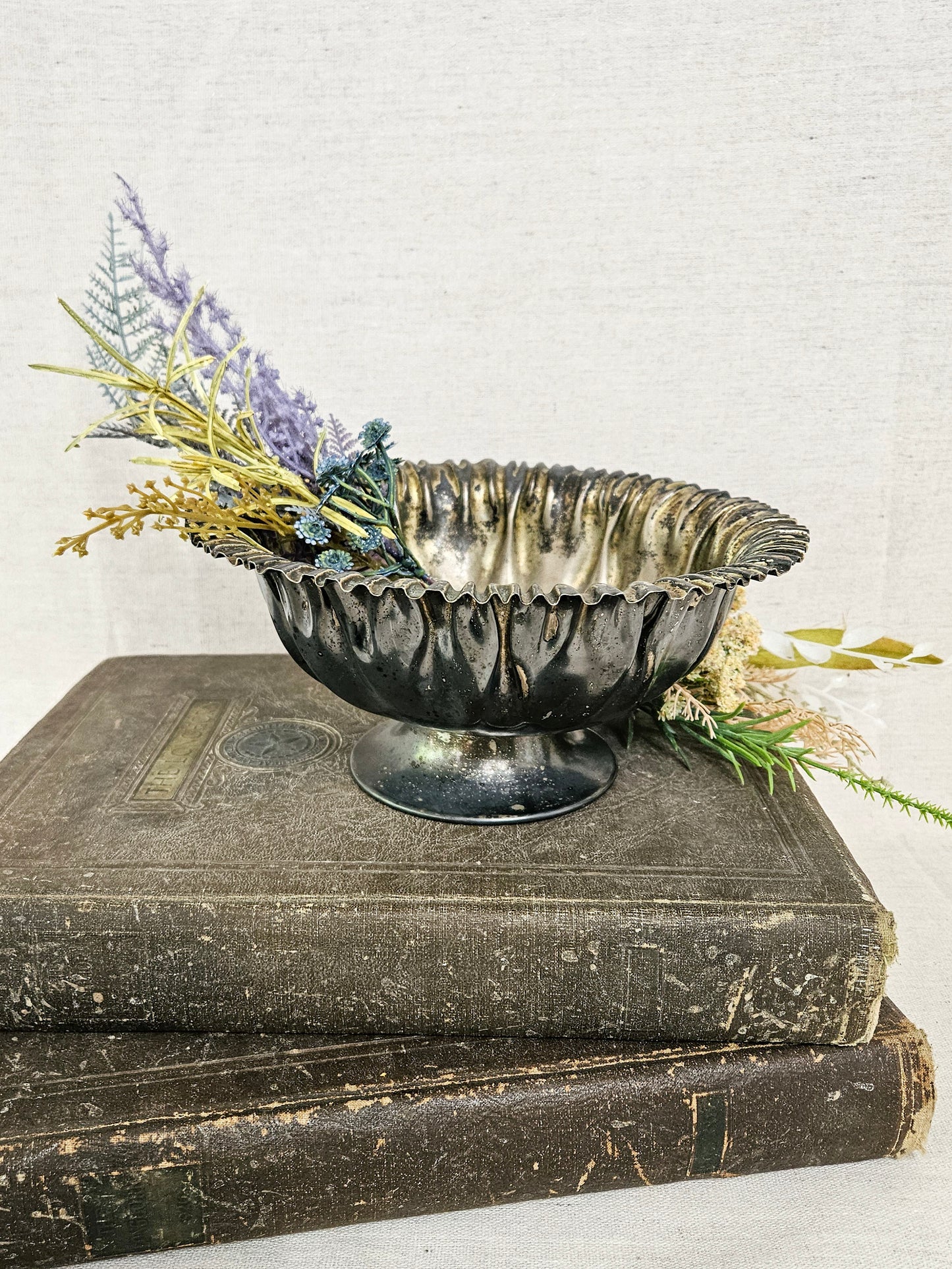 Silver Plated Pedestal Bowl