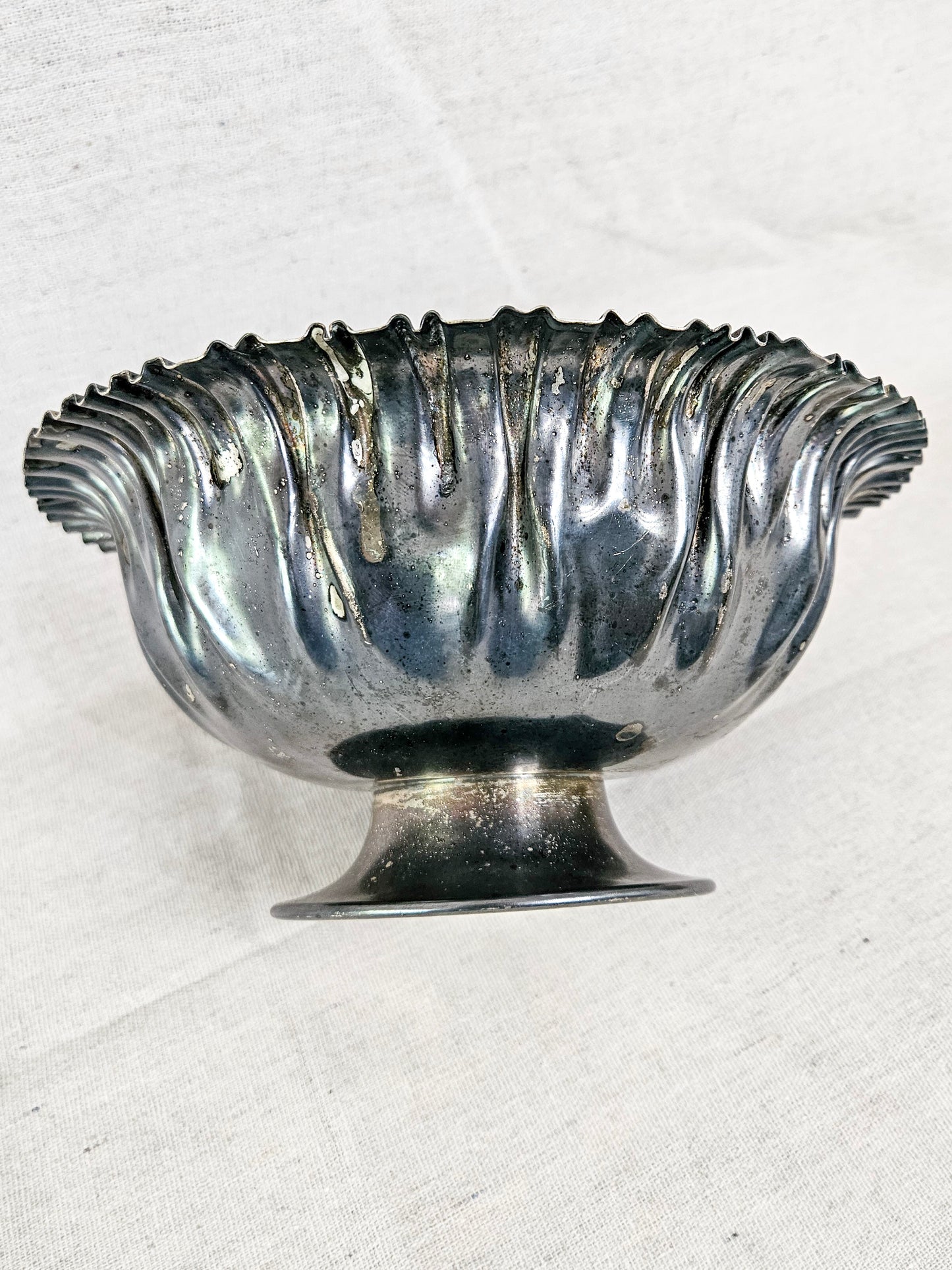 Silver Plated Pedestal Bowl