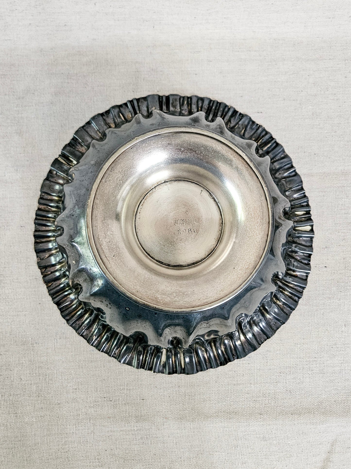 Silver Plated Pedestal Bowl