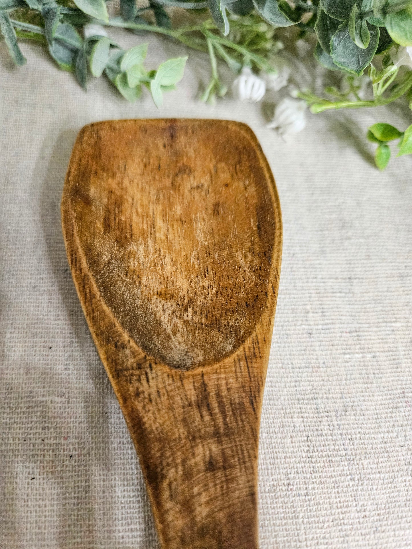 Primitive Hand carved Wooden Spoon Set