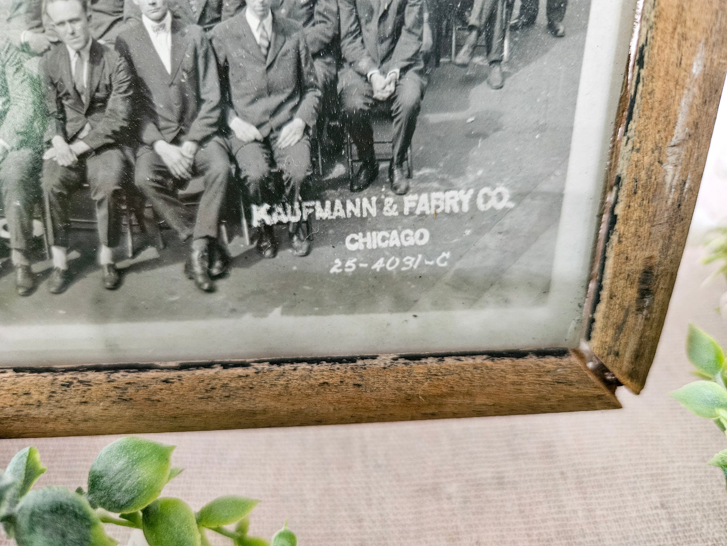 1925 Moody Bible Institute Framed Photo