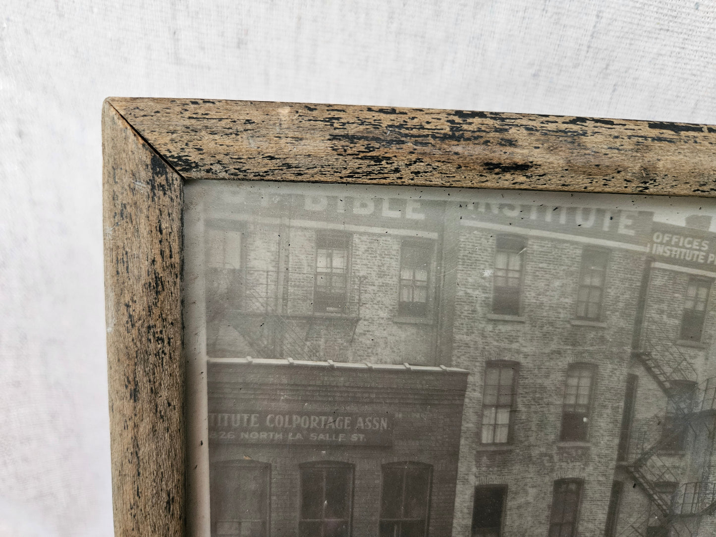1925 Moody Bible Institute Framed Photo