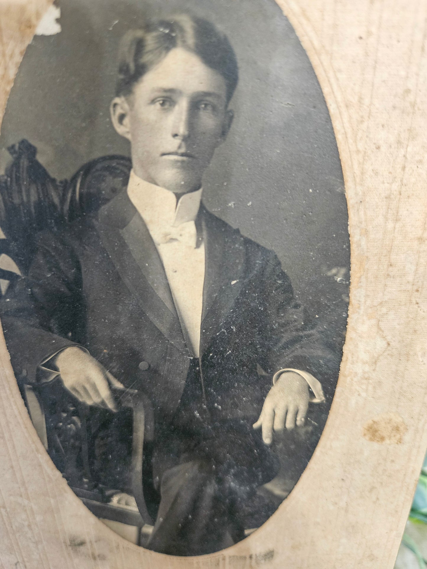 1900's Studio Cabinet Photo of a Young Gentleman