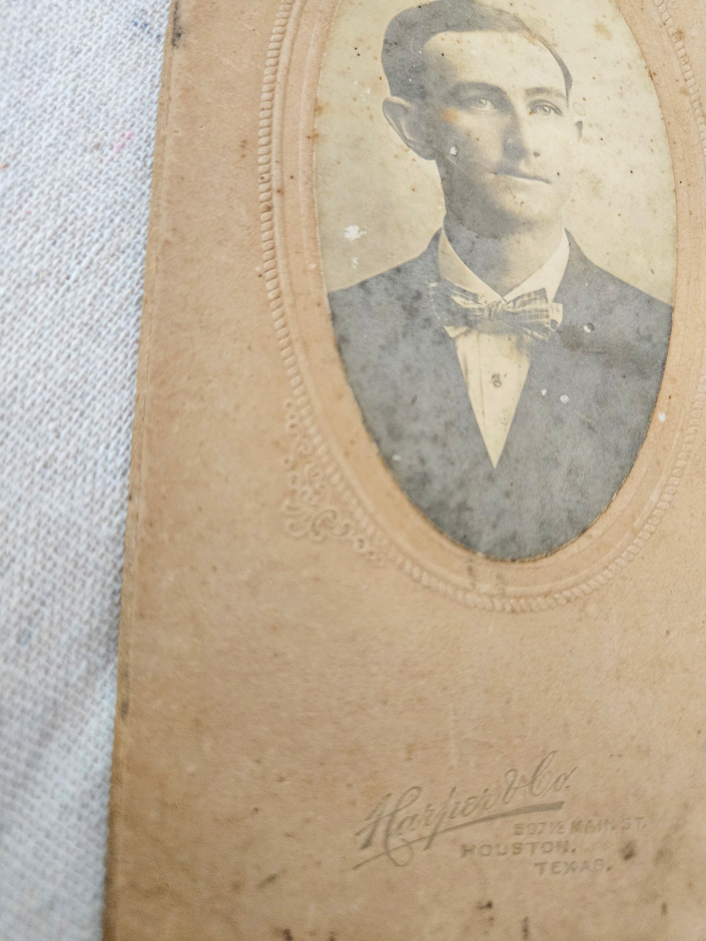 Circa 1900's photo of a Gentleman on Studio Card