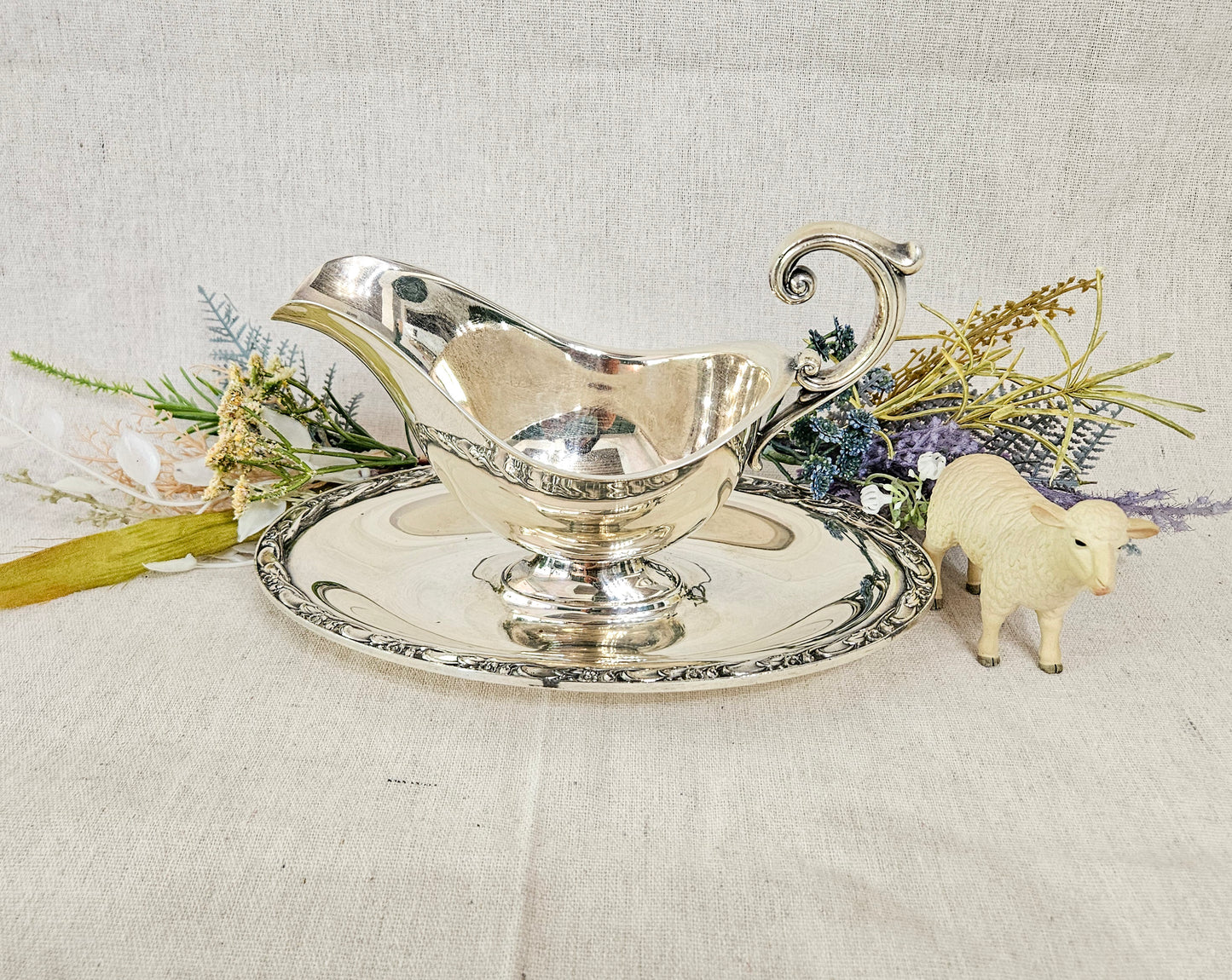 Exquisite by Rogers & Bro. Silver-Plated Gravy Boat