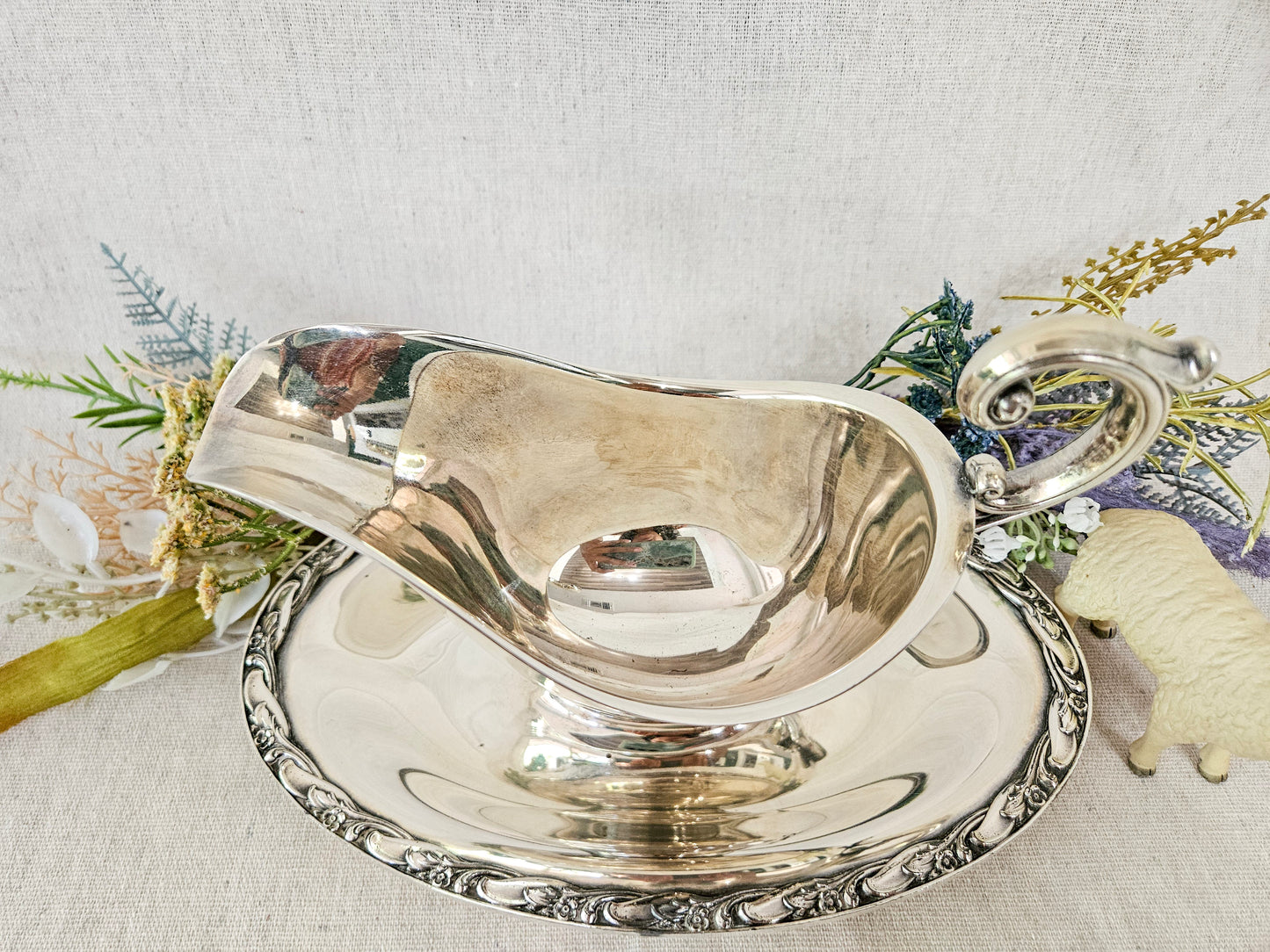 Exquisite by Rogers & Bro. Silver-Plated Gravy Boat