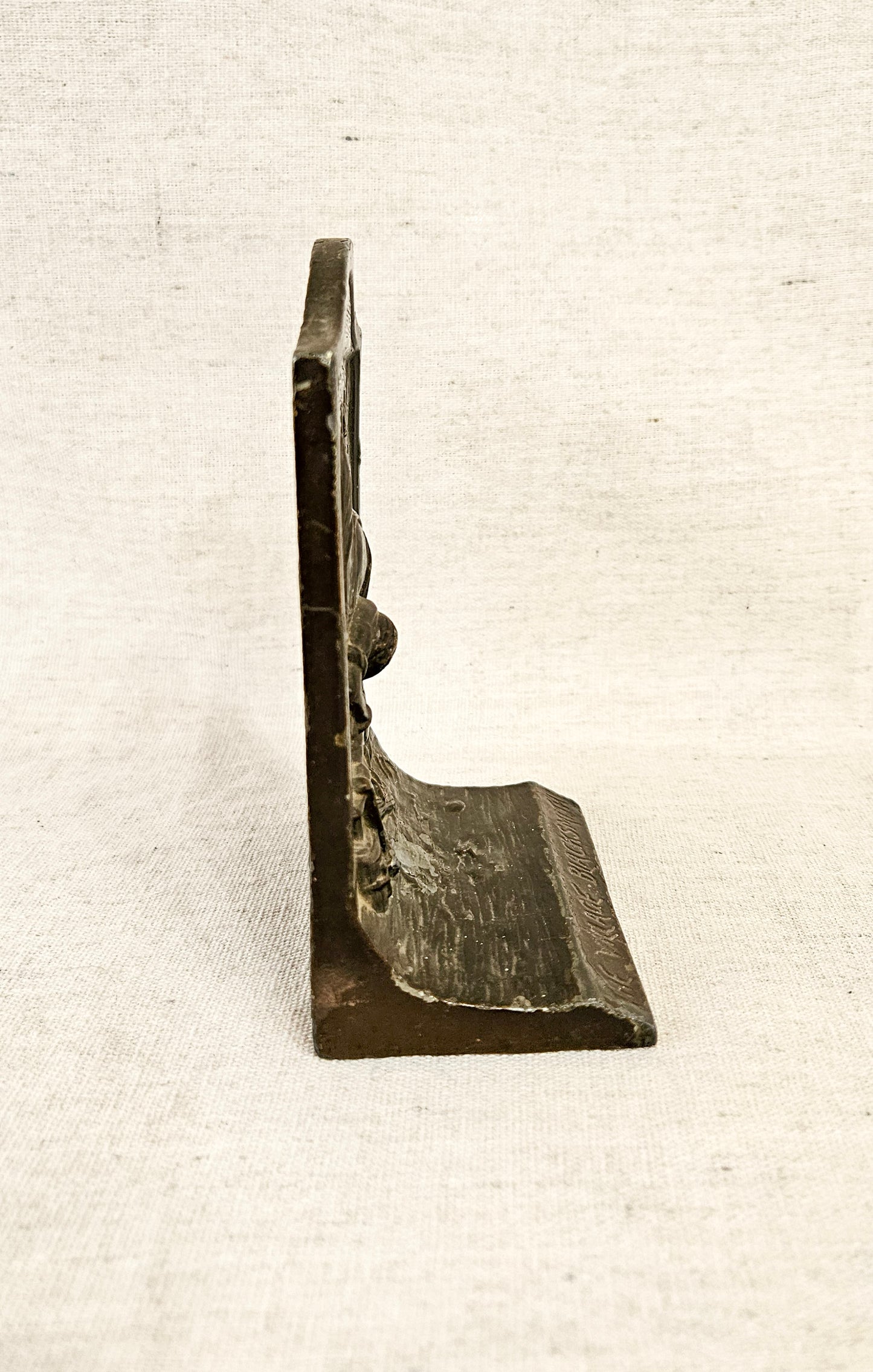 The Village Blacksmith Single Bookend Cast Iron Door Stop