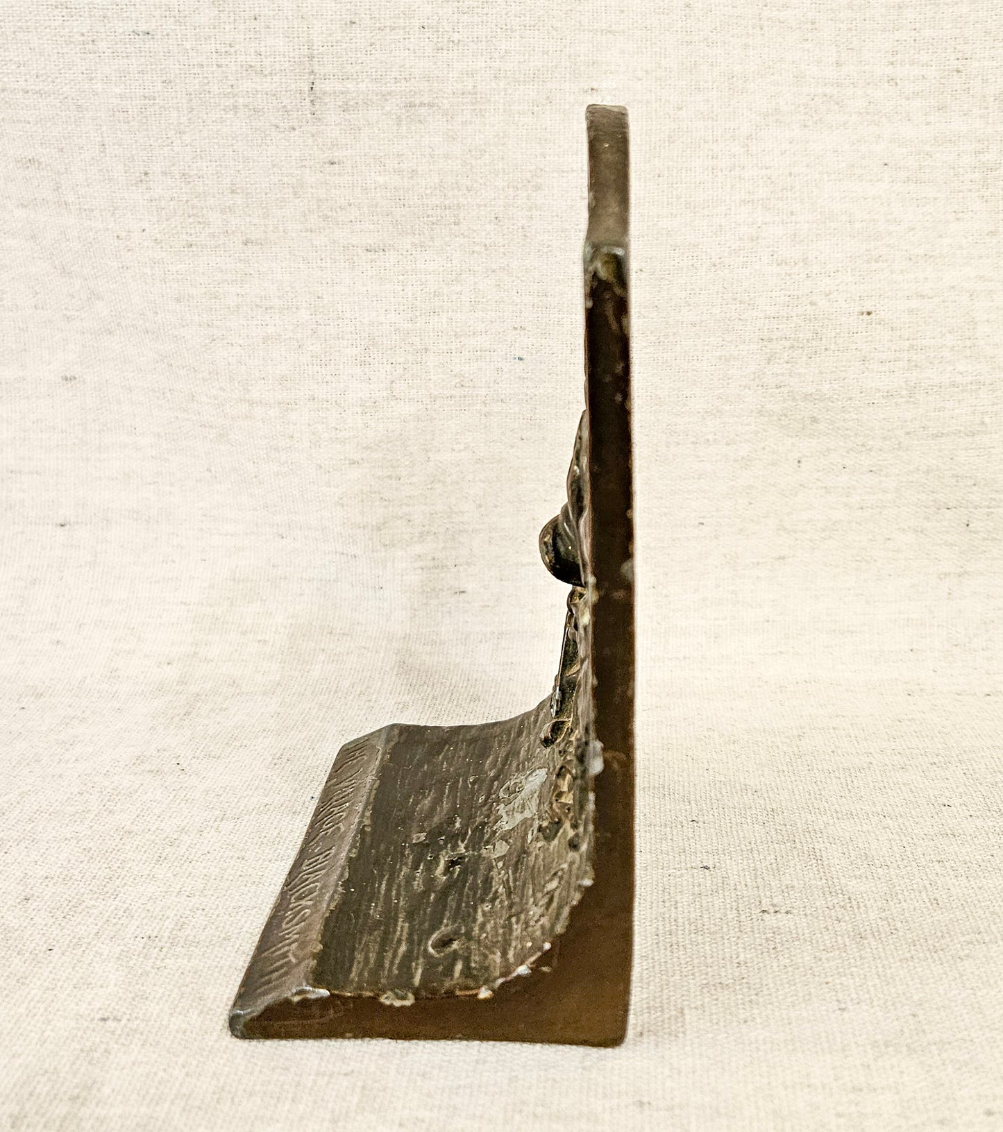 The Village Blacksmith Single Bookend Cast Iron Door Stop