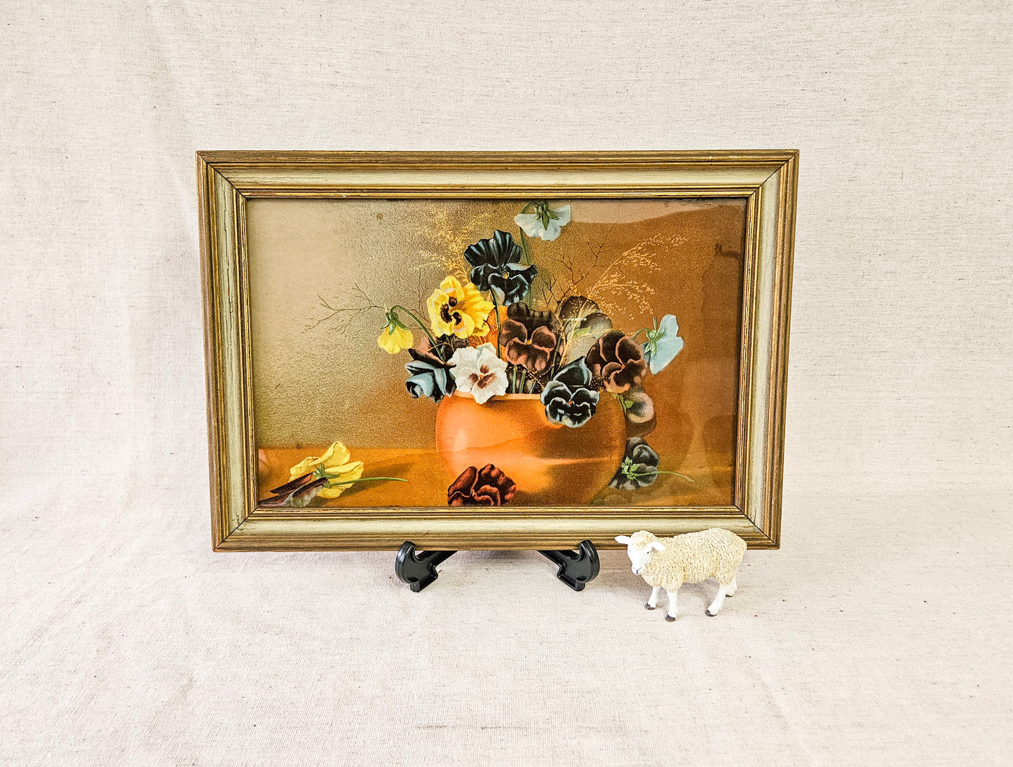 Pansy Blossoms by Henry Leroy Framed Floral  Art Print