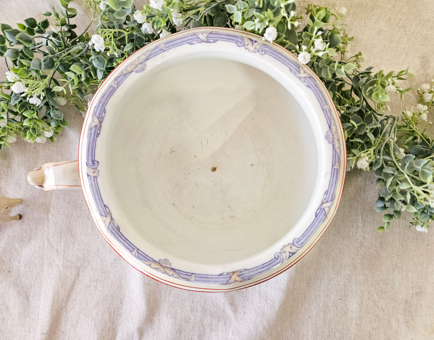 Early 19th Century Mandarin Petrus Regout Maastricht, Holland Chamber Pot