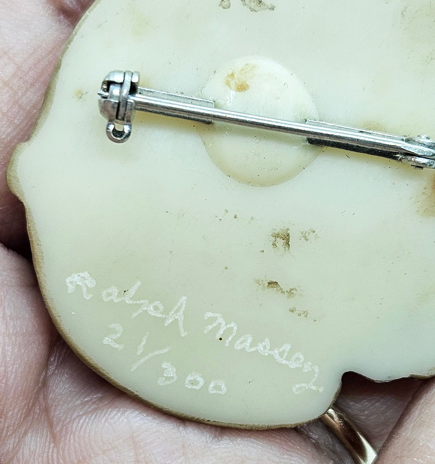 Ralph Massey Signed Mouse Brooch Pin
